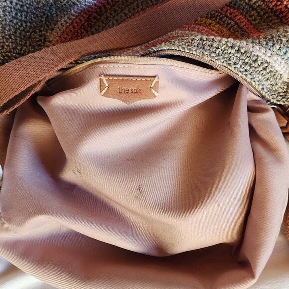 The Sak Ryder Crescent crossbody bag crochet multicolor - Picture 9 of 9